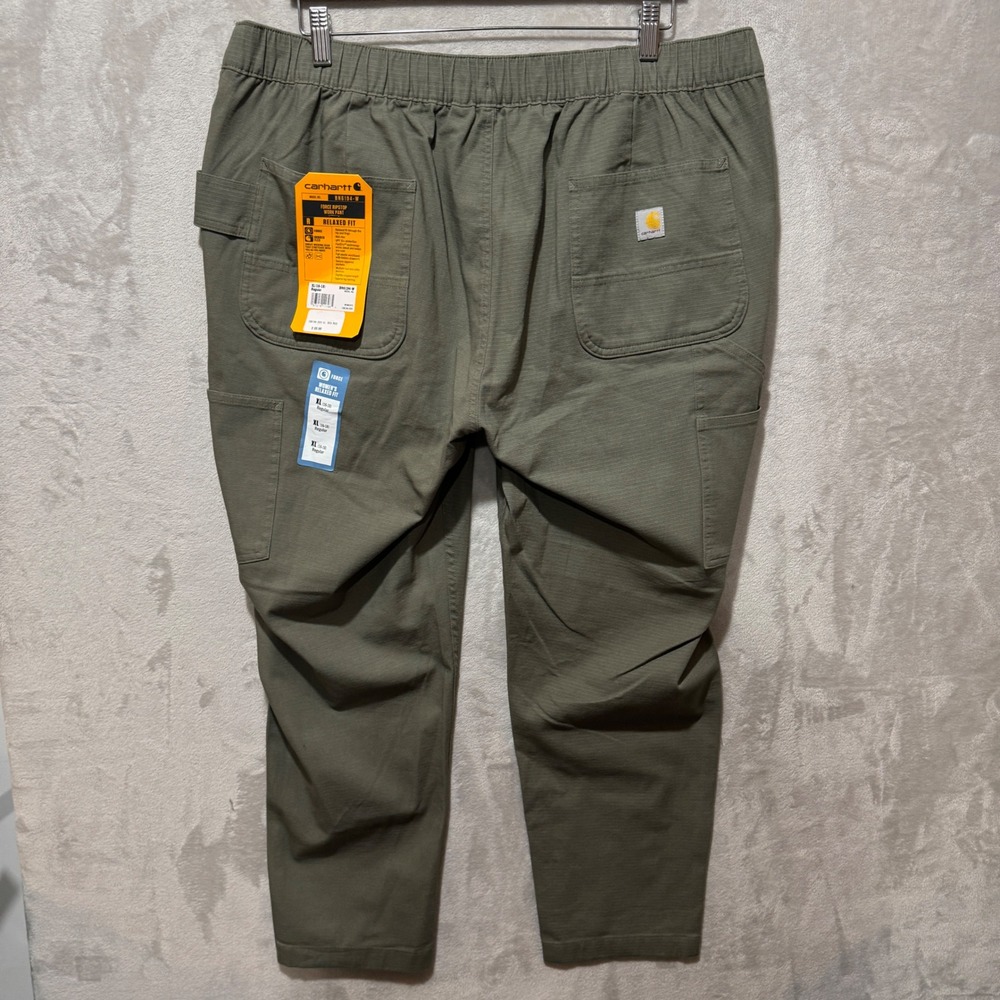 Carhartt Force Ripstop Work Pant BN6194-W Olive Green Womens XL Relaxed Fit NWT - Picture 2 of 11